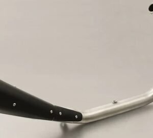 REMUS HONDA CRF AFRICA TWIN - STAINLESS STEEL HEADER (2-1) NO CAT. INCL. BLACK HEAT SHIELD