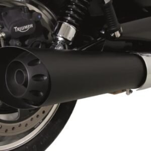 REMUS TRIUMPH ROCKET III ROADSTER - SLIP ON WITH ALUMINIUM BLACK END CAPS