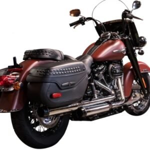 RINEHART 2018 MILWAUKEE EIGHT - 107 HERITAGE CLASSIC - 3.5" SLIP-ONS CHROME WITH CHROME END CAPS