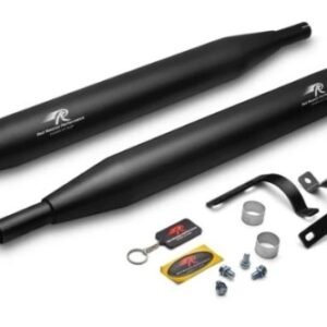 Red Rooster Performance Exhaust Celesta Black (Long) For Jawa Motorcycle