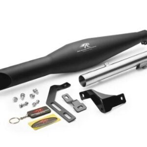 Red Rooster Performance Unibody Rumbler Pro Exhaust – Black Matte For Royal Enfield/ Royal Enfield Classic/ Thunderbird/ Standard