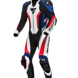 Red White Black Shima Apex RS 1-Piece Leather Racing Suit