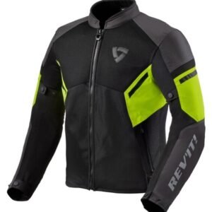 Rev'it! GT-R Air 3 Mesh Jacket - Black Neon Yellow