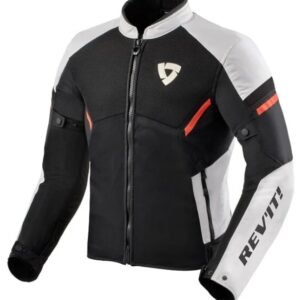 Rev'it! GT-R Air 3 Mesh Jacket - White Neon Red