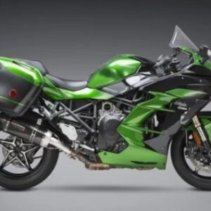 Yoshimura Alpha SS Slip-On, Carbon Fiber Muffler For Kawasaki Ninja H2 SX 18-19