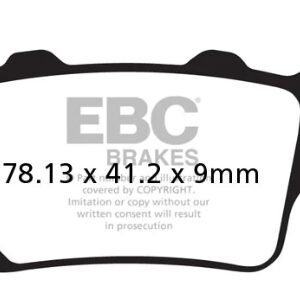 EBC BRAKES - FA208R SINTERED (REAR)