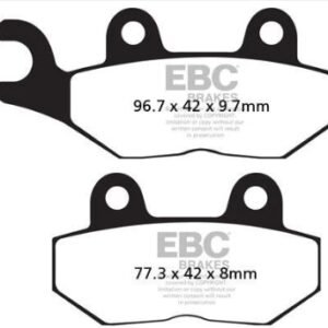 EBC BRAKES - FA214HH FULLY SINTERED (REAR)