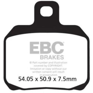 EBC BRAKES - FA266HH FULLY SINTERED (REAR)