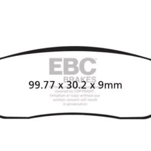 EBC BRAKES - FA275HH FULLY SINTERED (1 SET FRONT)