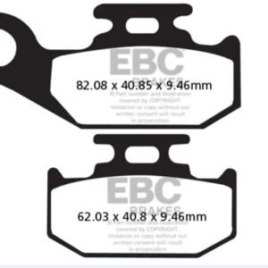 EBC BRAKES - FA317TT CARBON (REAR)