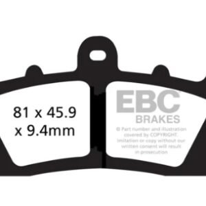 EBC BRAKES - FA613HH FULLY SINTERED (FRONT)