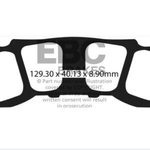 EBC BRAKES - FA717HH FULLY SINTERED (FRONT)