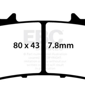 EBC BRAKES - GPFAX757HH GRAND PRIX (FRONT)