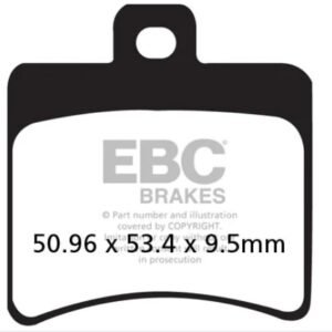 EBC BRAKES - SFA298HH FULLY SINTERED (REAR)