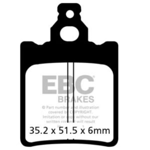 EBC BRAKES - SINTERED FA337R (REAR)