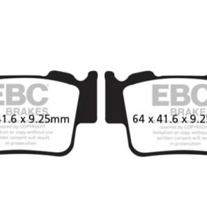 EBC BRAKES - SINTERED FA368R (REAR)