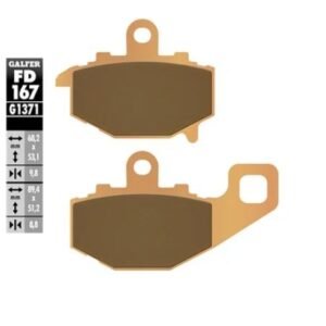 Galfer FD167G1371 Sintered Street Rear Brake Pads