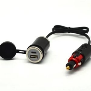 Cliff Top DIN + CIG to 36W PD USB-C + QC 3.0 (CABLED)