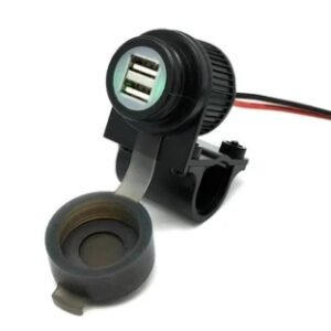 Cliff Top HANDLEBAR MOUNTED DUAL USB 4A (PLASTIC HOLDER)