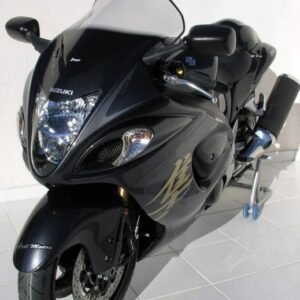 ERMAX HIGH PROTECTION WINDSHIELD + 8 CM FOR GSXR 1300 R HAYABUSA 2008/2017 LIGHT BLACK